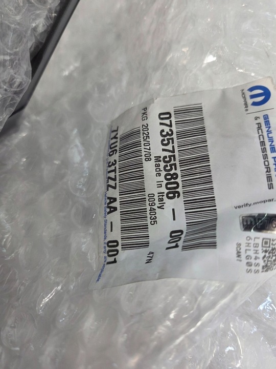 PARE-CHOCS ARRIÈRE PDC JEEP COMPASS II 2021- 735755806 52157955 NEUF ORIGINAL