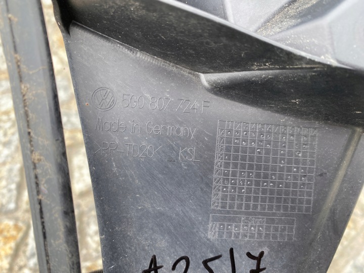 VW GOLF VIII 7 5G GLISSIÈRE DROIT GAUCHE AVANT 5G0807723F 5G0807724F ORIGINAL