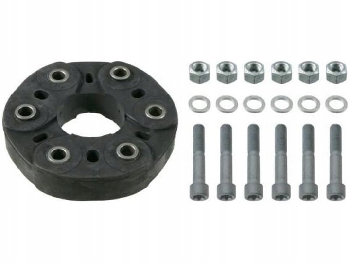 FEBI MUÑÓN ELAST. DE EJE DB W203/W204/W211/W212 00- KIT CON SRUBAMI 