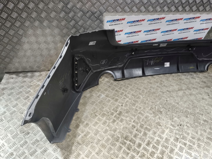 BMW SÉRIE 3' G20 LCI LIFT MODULE PARE-CHOCS ARRIÈRE AVEC DIFFUSEUR GRIS