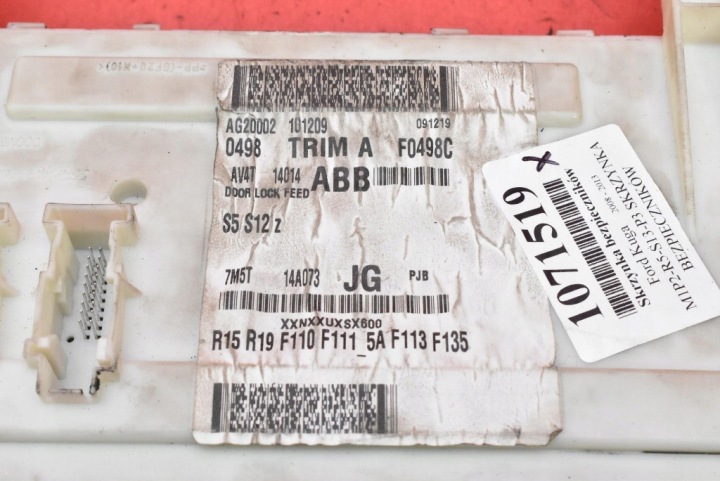 BOÎTE FUSIBLES FUSIBLE 7M5T-14A073-JG FORD KUGA MK1 2.0 TDCI 140 KM 08-