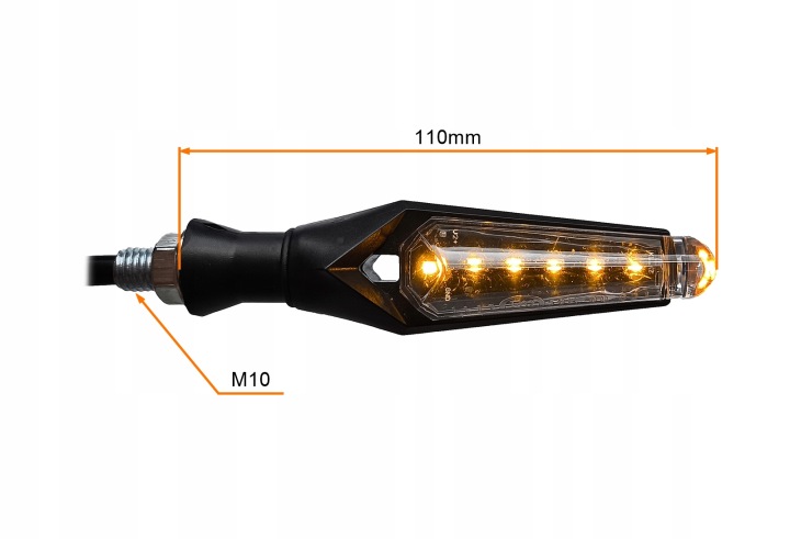 CLIGNOTANTS JEU LED DIODES AVEC HOMOLOGATION M10 AVEC PRZYPOMINAJKA