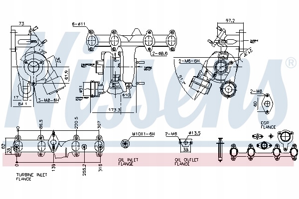 TURBOCOMPRESSEUR NISSENS 93124 PL DYSTRYBUCJA