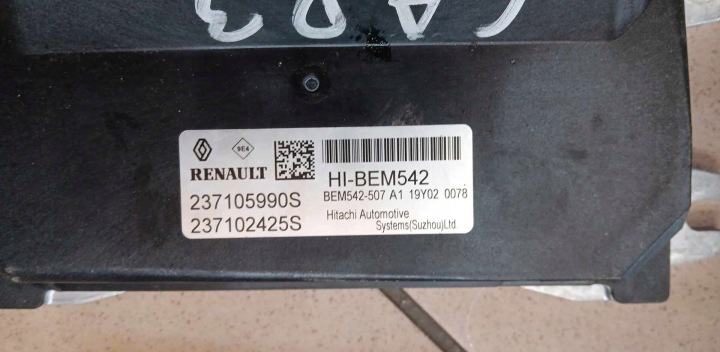 KIT DE DÉMARRAGE BLOCAGE COLONNE MODULE CONTRÔLEUR RENAULT CAPTUR II