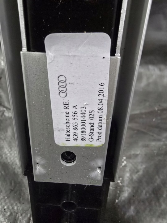BARRE COUVERCLES DE COFFRE RAIL ENSEMBLE AUDI A6 C7 AVANT 4G9863556A 4G9863555A