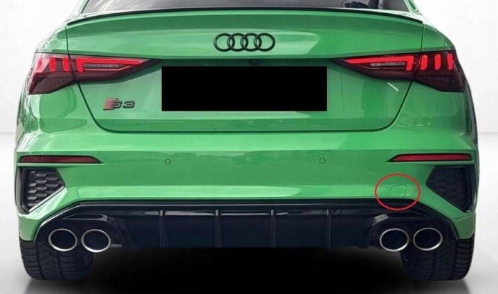 AUDI A3 8Y LIMOUSINE S-LINE 2020-2024 BOUCHON CROCHET ARRIÈRE 8Y5 ORIGINAL