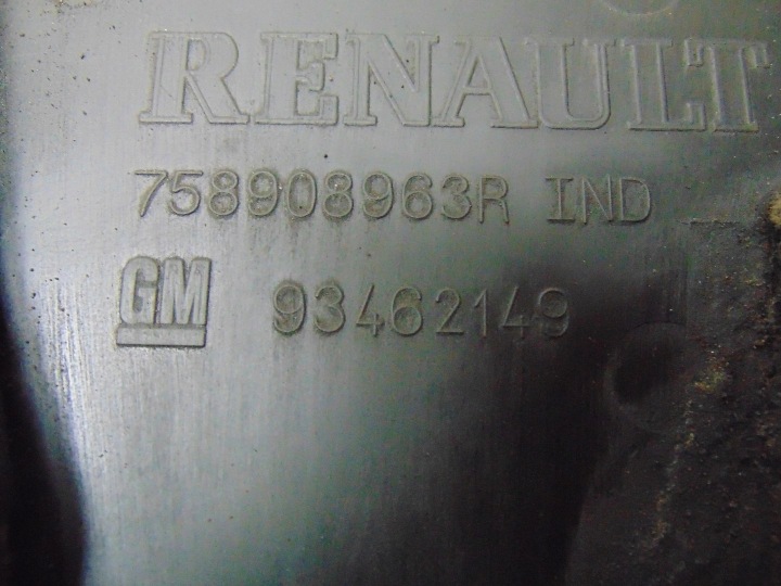 PROTECTION SOUS MOTEUR MOTEUR INFÉRIEURE RENAULT TRAFIC 3 III 758908963R