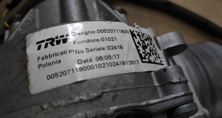 SUPPORT ÉLECTRIQUE COLONNE FIAT 500L 59321694