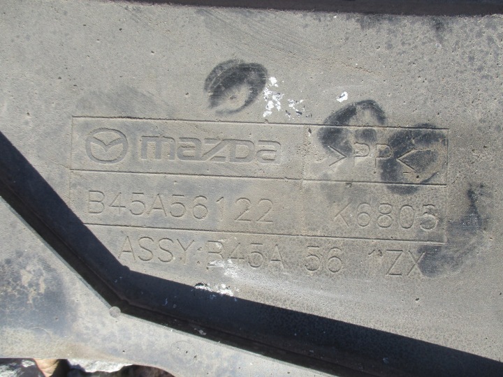 PROTECTION SOUS MOTEUR INFÉRIEURE CHÂSSIS GAUCHE MAZDA 3 BM III B45A56122 BERLINE
