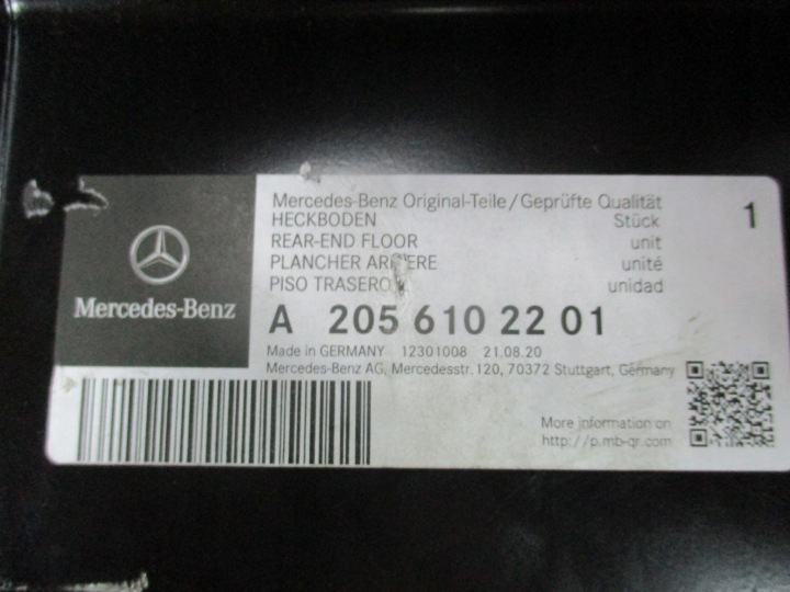 MERCEDES C-KLASA W205 LONGERON ARRIÈRE GAUCHE DROITE A2056102101 A2056102201