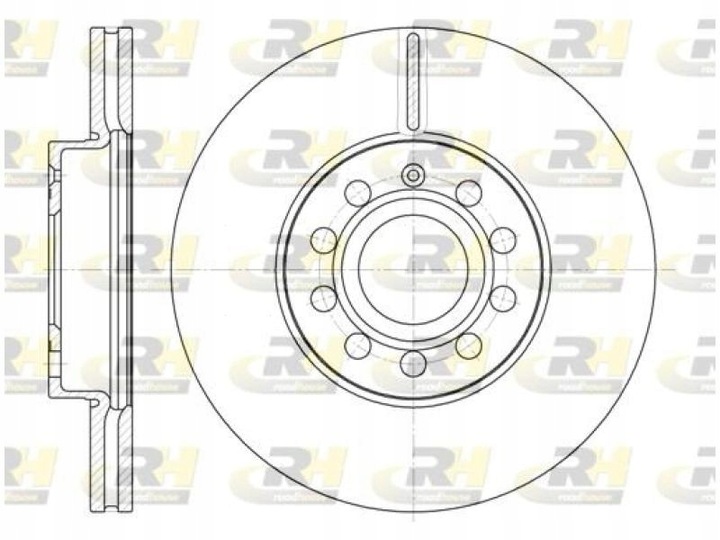 DISCOS PARTE DELANTERA SEAT TOLEDO 3 MK3 1.6-2.0 04-09 ALTEA 1.2-2.0 04-09 