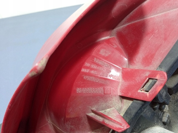 PEUGEOT 207 06- HAYON PHARE ARRIÈRE GAUCHE ARRIÈRE 9649986680