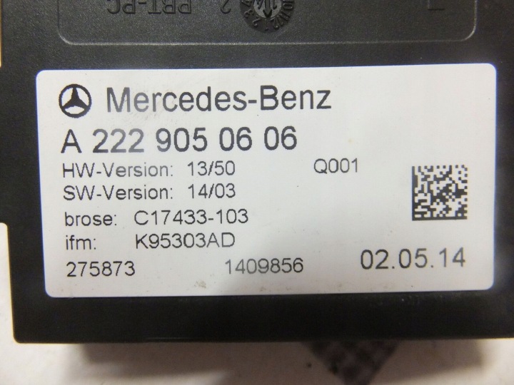 CAPTEUR MERCEDES-BENZ AVEC W222 A2229050606
