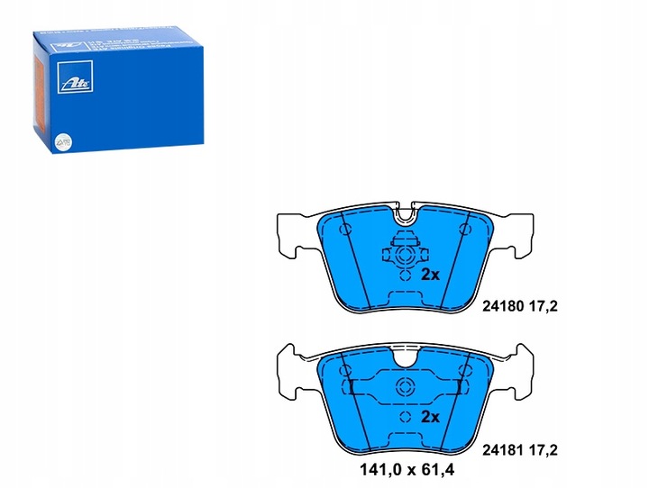 ZAPATAS DE FRENADO PARTE TRASERA MERCEDES M W164 R W251 V251 S C216 S W221 5.5 