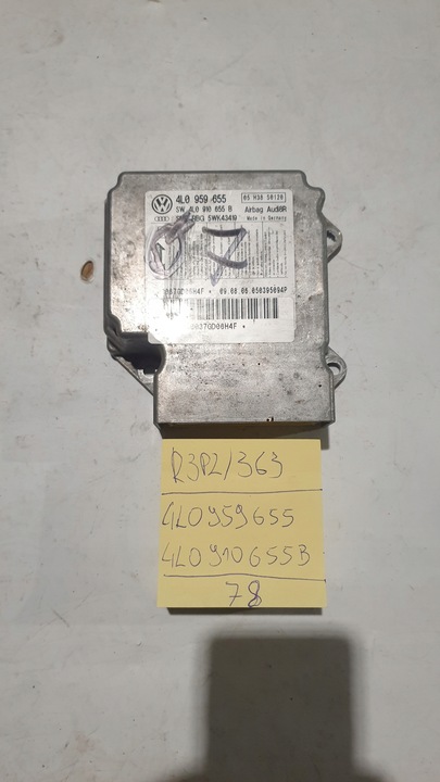 MODULE AIRBAG AUDI Q7 4L 4L0959655 photo 1 - milautoparts-fr.ukrlive.com