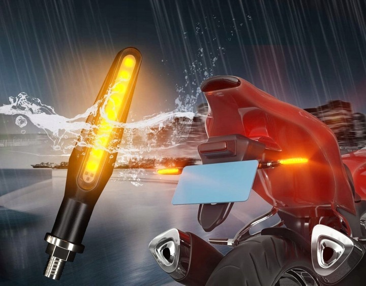4X CLIGNOTANT LED MOTOCYCLETTE QUADA SKIUTERA MOTO ATV M10 HOMOLOGATION