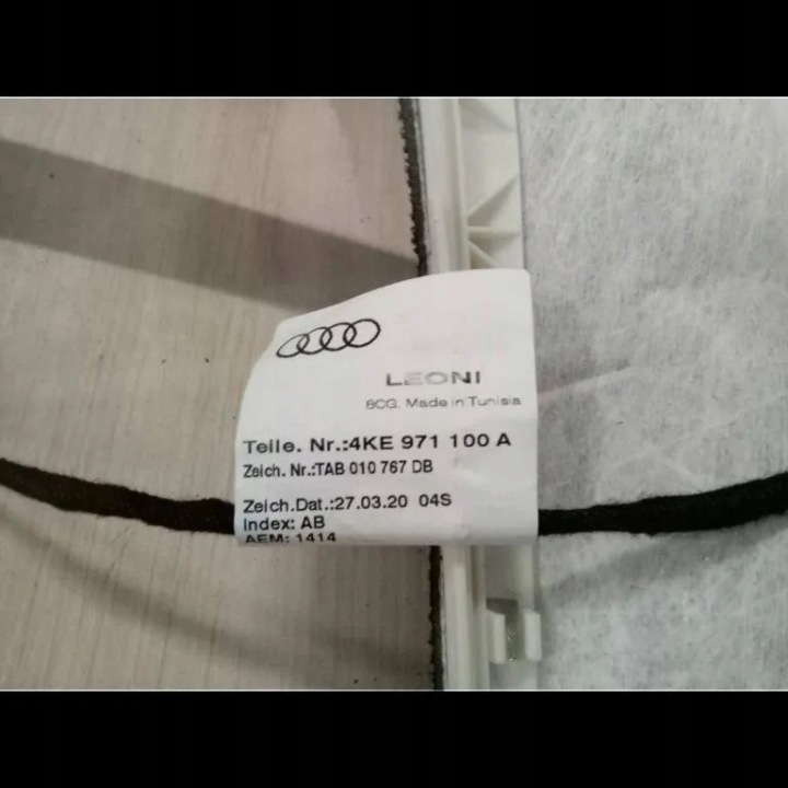 PAVILLON AUDI E-TRON (GEN) 4KE867505D ÉLECTRIQUE 300KW 2022
