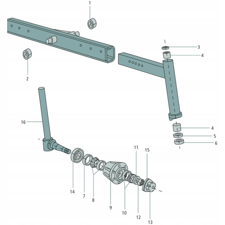 COURROIE MULTICANAL 6PK X 1885 MASSEY MF 4287396M1