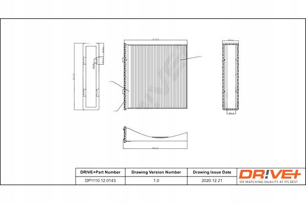 DRIVE+ FILTRO CABINAS SUBARU FORESTER 08-13 ESTADO DARD 