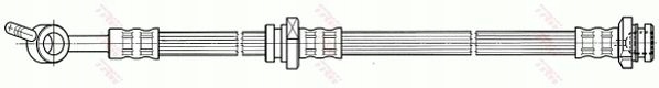 CABLE HAMULCOWY, ELÁSTICO TRW PHD518 