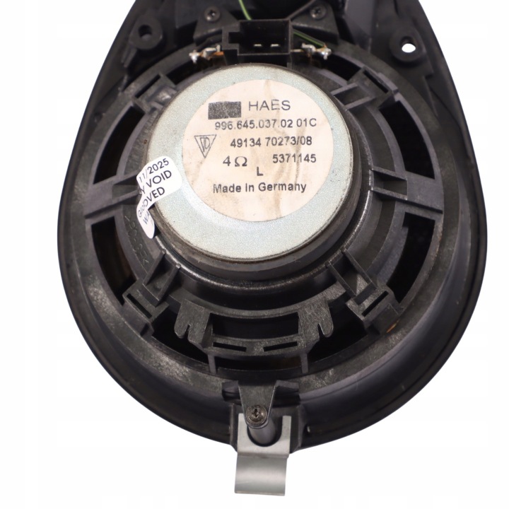 PORSCHE BOXSTER 986 HAUT-PARLEUR TABLEAU DE BORD INSTRUMENTATION GAUCHE AVANT 99664503702