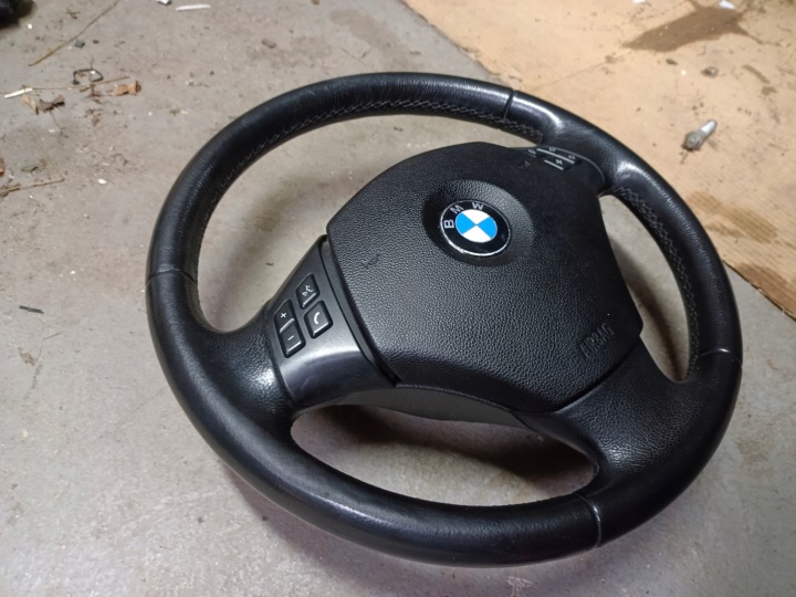E90 E91 E84 VOLANT CUIR MULTIFONCTION COUSSIN AIR BAG PRZYCIS