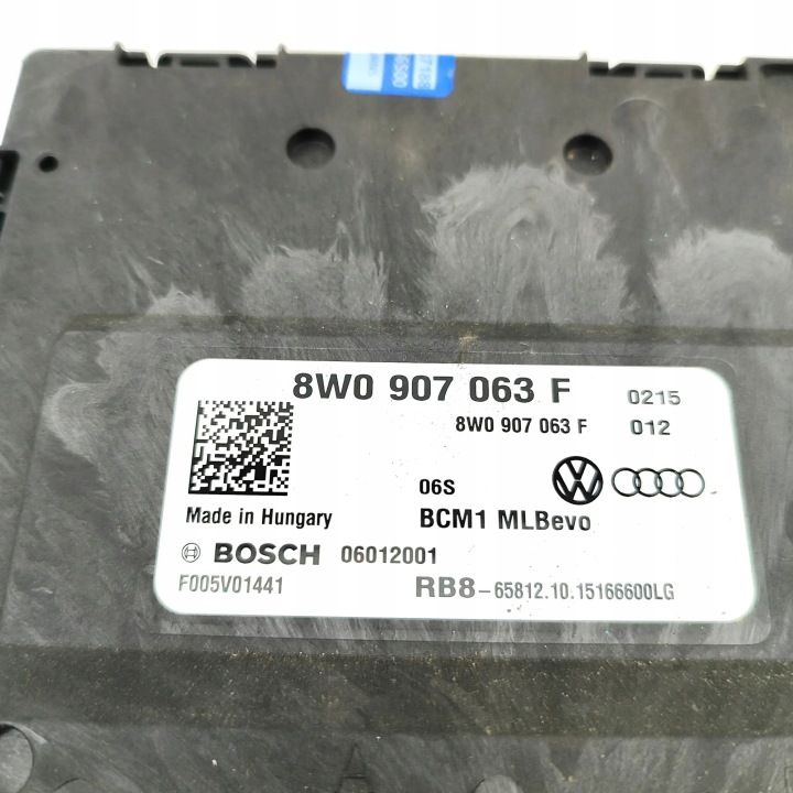 MODULE CONFORT AUDI A4 (8W2, B9) 8W0907063F 34925405 2.0L 140KW 2015