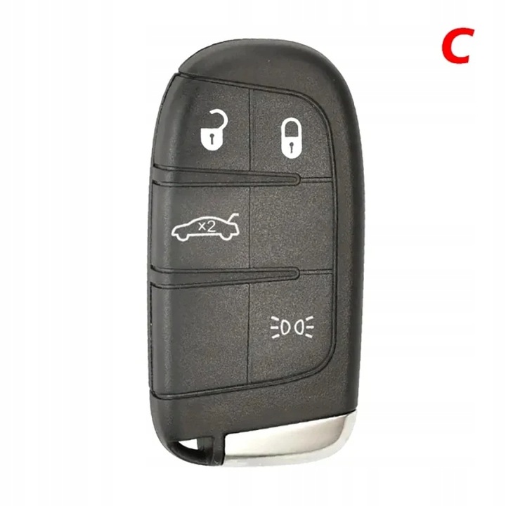 CS017021 3/4/5 BUTTON REMOTE KEY SHELL PARA FIAT 500 500L 500X TORO 2~58253 