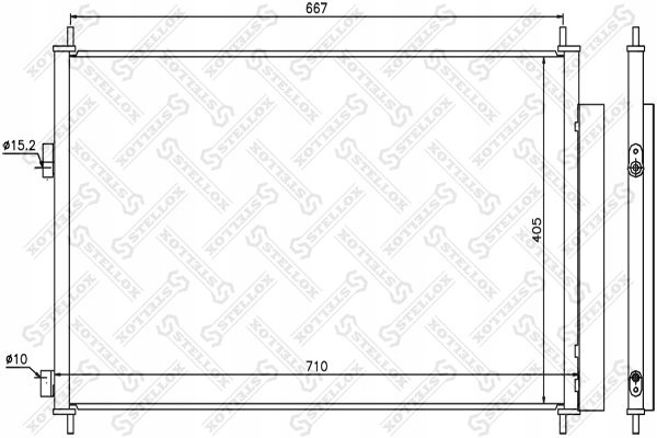 RADUADOR DE ACONDICIONADOR TOYOTA RAV 4 3 2.2 D 4WD 06-13 