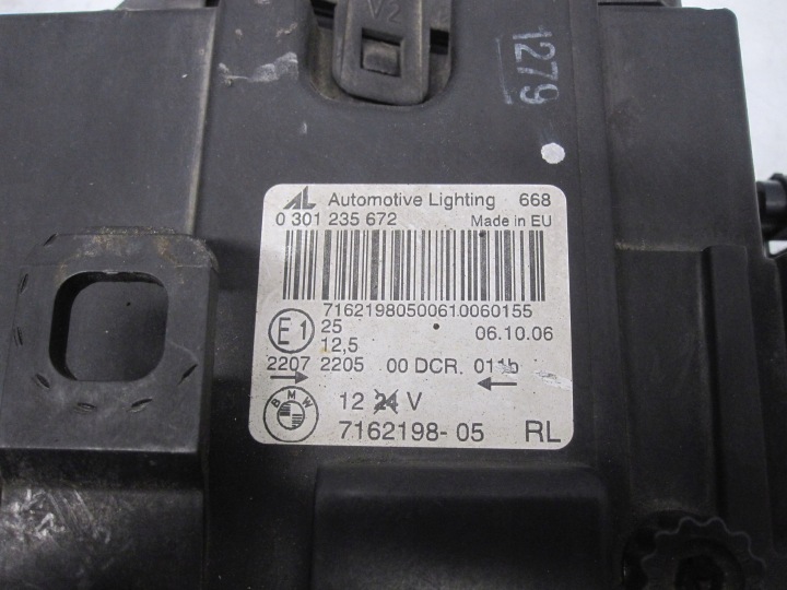 BMW X3 E83 08R PHARE DROITE AVANT ANGLAIS BI XÉNON 7162198 0301235672