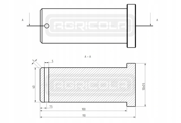 STRYPAS SERVOVARIKLIO FI 40MM L: 110MM HYDROLIDER nuotrauka 4