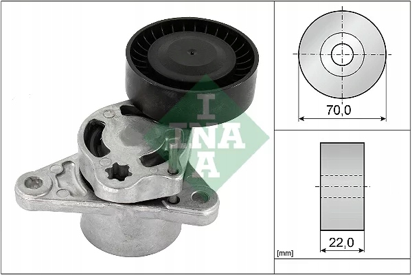 INA 534 0709 10 TENSOR CORREA WIELOROWKOWEGO DB W177/W247/W205 OM654 