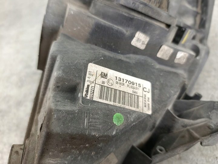 PHARE AVANT GAUCHE OPEL VECTRA C RESTYLAGE 131170915 89312271