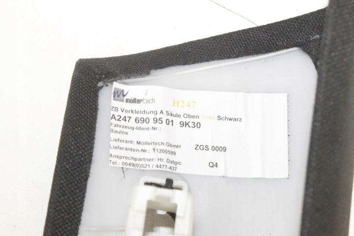 AUTRE PIÈCES INTERNE MERCEDES-BENZ EQA(H243) A2476909501 25447486 140KW