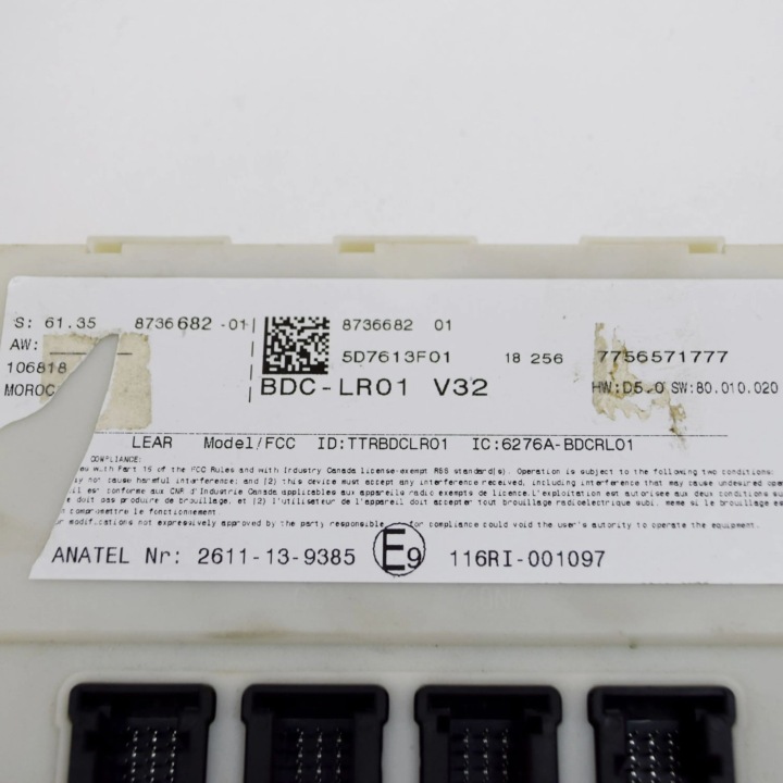 BMW I3 2019 CONTRÔLEUR MODULE CONFORT