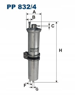 FILTROS COMBUSTIBLES FILTRON PP 832/4 