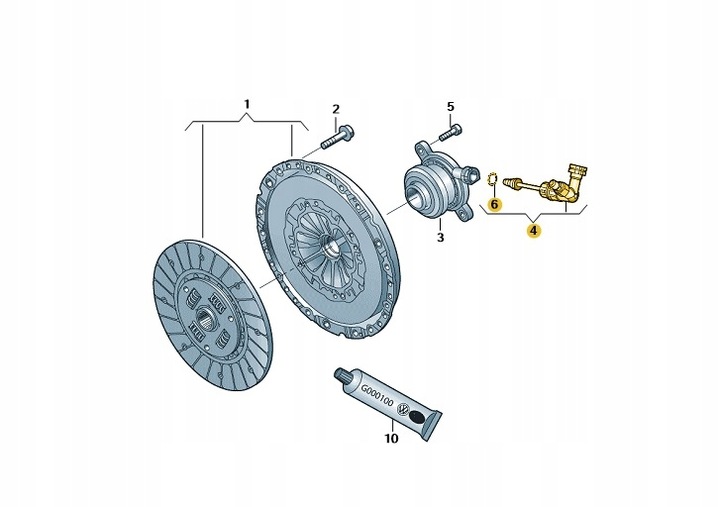 ORO IŠLEIDIKLIS SANKABOS VW AMAROK ORIGINALAS 0C6141465B nuotrauka 2