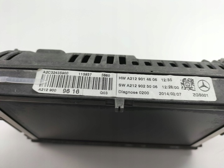 MONITEUR MONITEUR MERCEDES E DANS 212 A2129014606