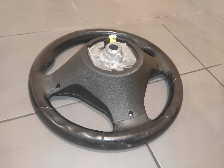 BMW X5 E70 X6 E71 VOLANT MODULE MULTIFONCTION CUIR ORIGINAL EN BON ÉTAT