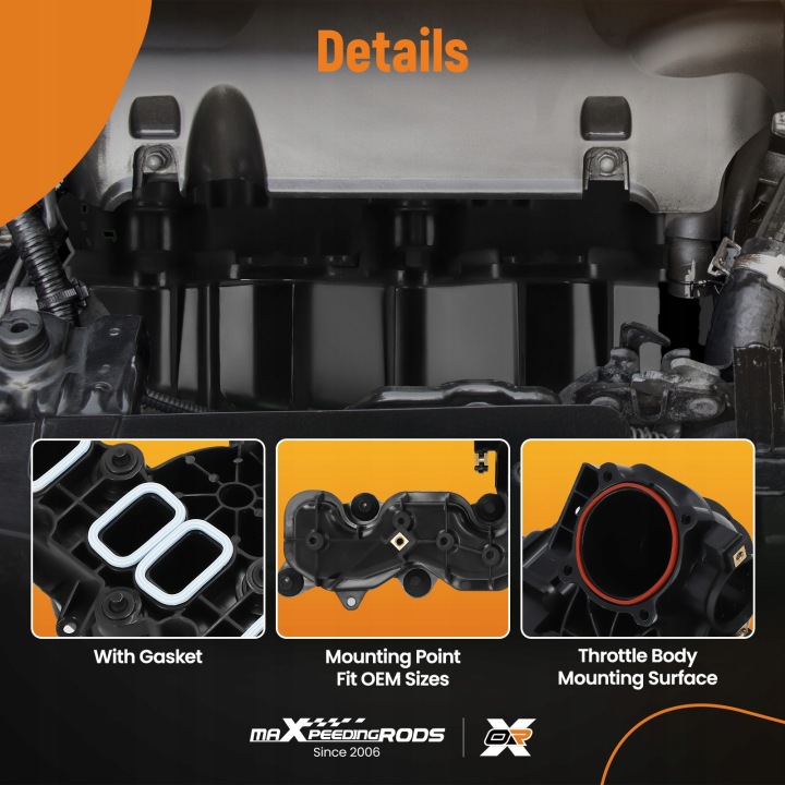 COLLECTEUR ADMISSION AVEC JOINTS D'ÉTANCHÉITÉ FORDA TRANSITA MK7 MK8 2.2 DIESEL RWD FWD