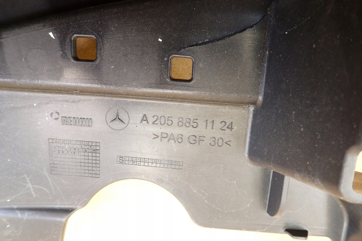 MERCEDES C CLASSE W205 14- DOUBLURE SPOILER PARE-CHOCS ARRIÈRE ARRIÈRE A2058851138