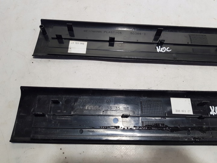 MOULURE SEUIL SEUIL REVÊTEMENT GAUCHE DROITE AVANT ENSEMBLE MERCEDES ML W164