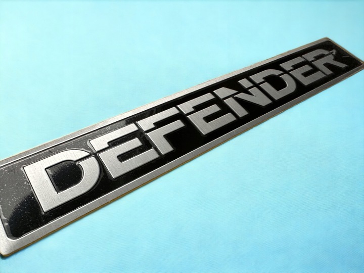 EMBLEMA PARA LAND ROVER DEFENDER STELL/SILVER 