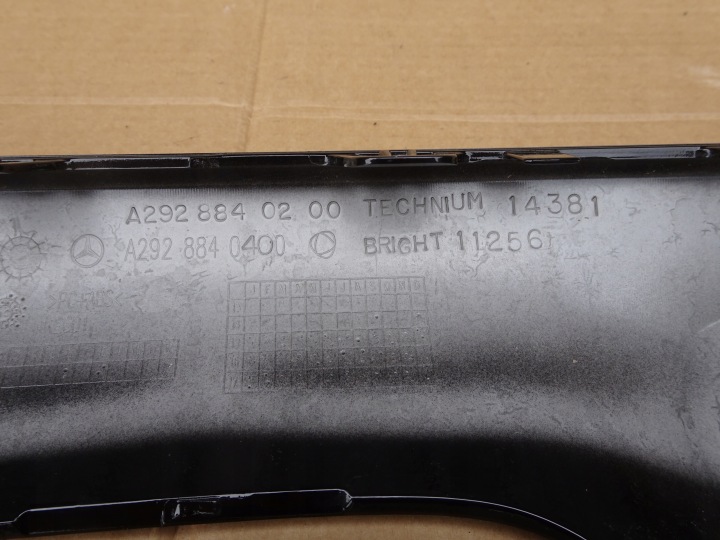 MERCEDES GLE C292 AMG DIFFUSEUR PARE-CHOCS ARRIÈRE ARRIÈRE A2928840300