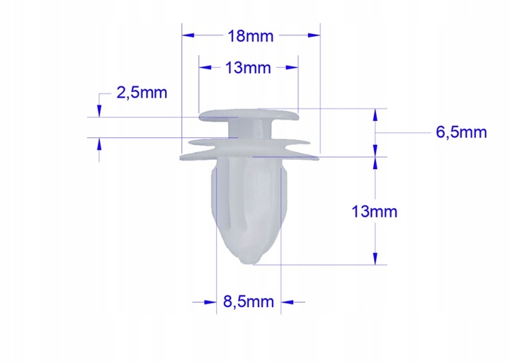 10X REMACHE FORRO DE PUERTA SUZUKI GRAND VITARA SX4 