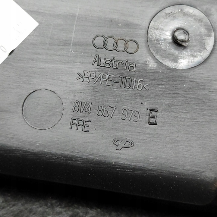 AUDI A3 S3 8V 2018 BRODERIE GARNITURE ARRIÈRE COUVERCLES DE COFFRE COUVERCLES DE COFFRE