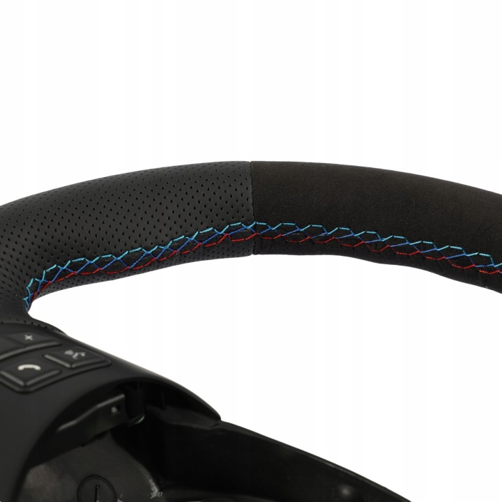 BMW E81 E87 E90 E91 E92 VOLANT SPORT SPORTIVE NEUF CUIR ALCANTARA