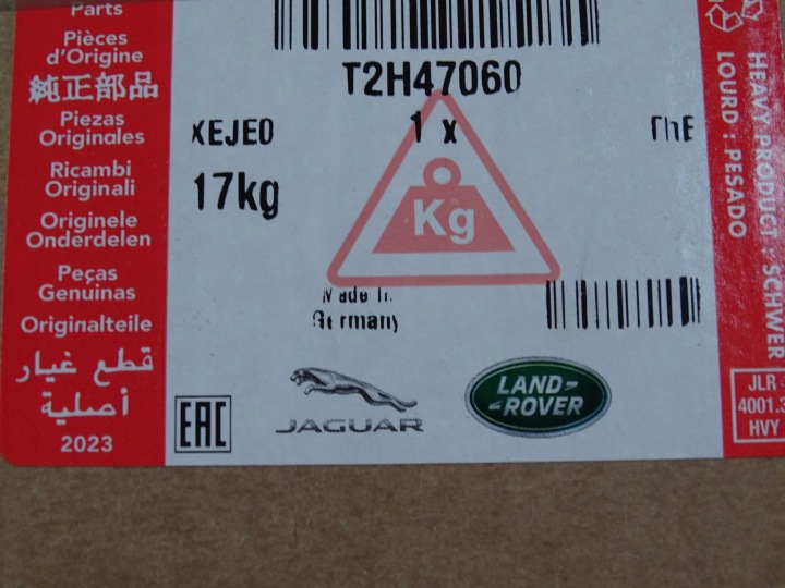 ORIGINALE CRÉMAILLÈRE DE DIRECTION LHD JAGUAR XE XF X260 2015-2024 T2H47060