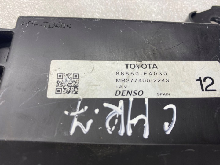 TOYOTA C-HR I 2020 COMMANDE CLIMATISATION CHAUFFAGE