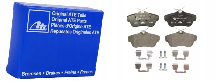 PLAQUETTES HAM.TYL FIAT SCUDO 07- ATE 13.0460-2739.2 KIT PLAQUETTES